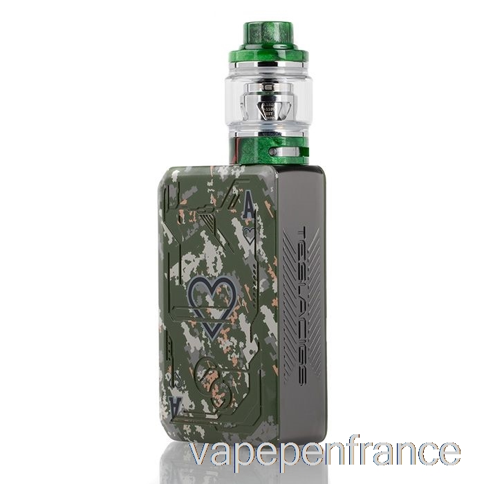 Teslacigs Poker 218w Kit De Démarrage Stylo Vape Vert